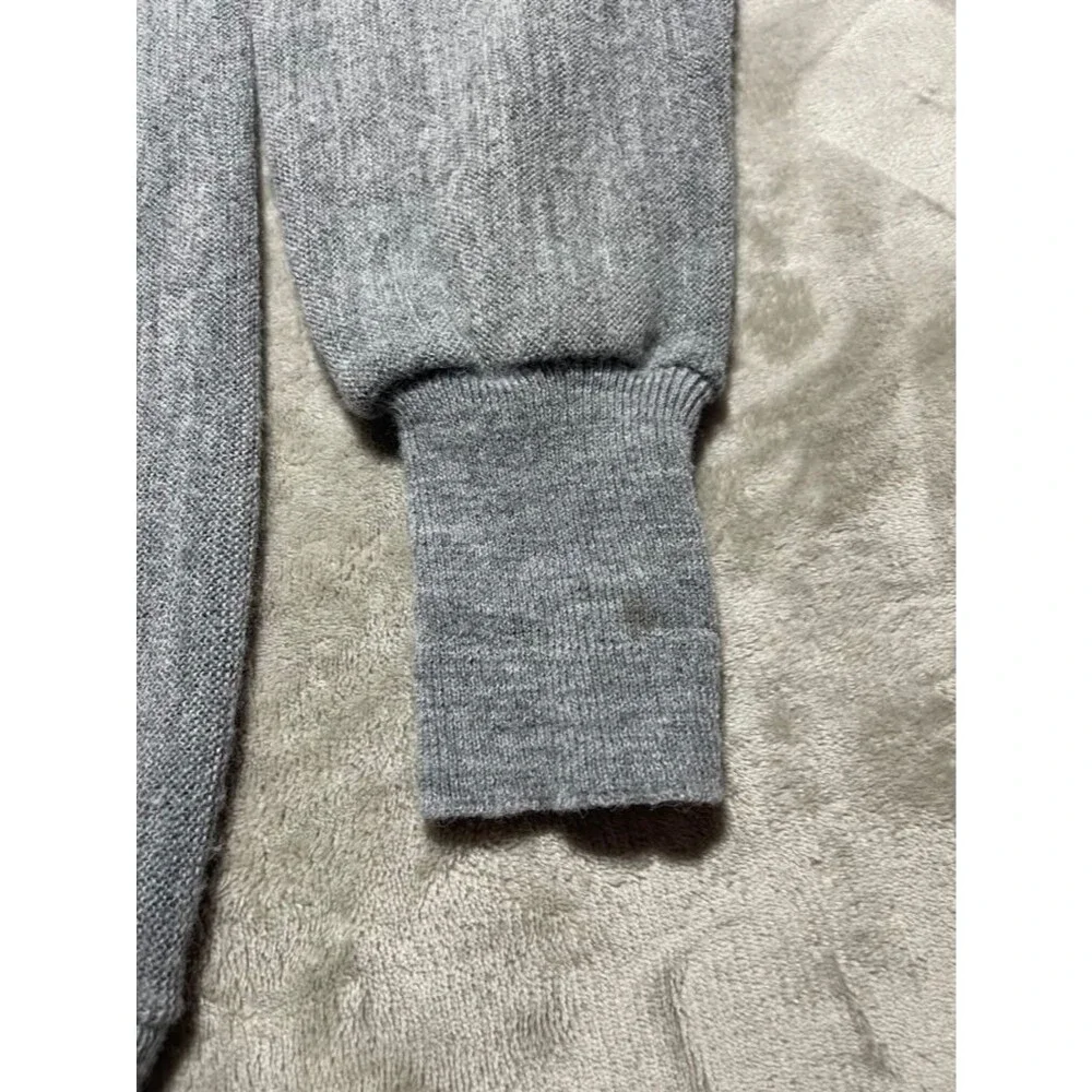 IZOD x Lacoste Cardigan Men XL Gray V-neck Vintage Sweater Long Sleeve Preppy